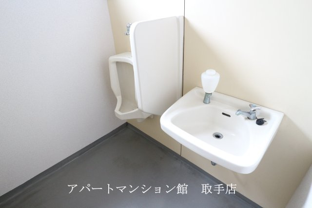 ブルックスとりでの洗面所