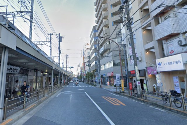 大井町GSビルの周辺