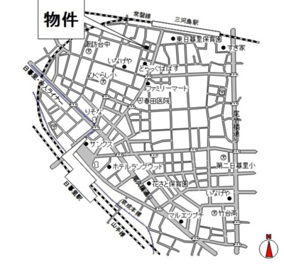 【地図】 | LAUREL西日暮里