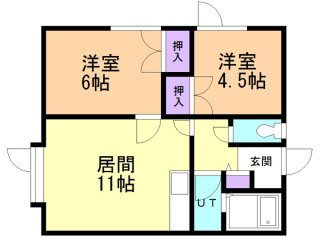 クレール・シャンブルの間取り