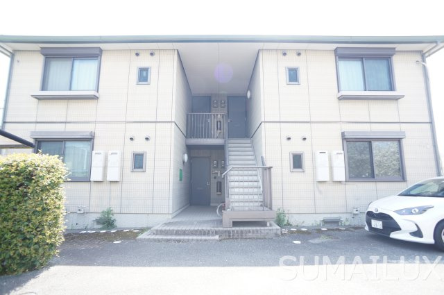 熊本市南区南高江２丁目のアパートの外観
