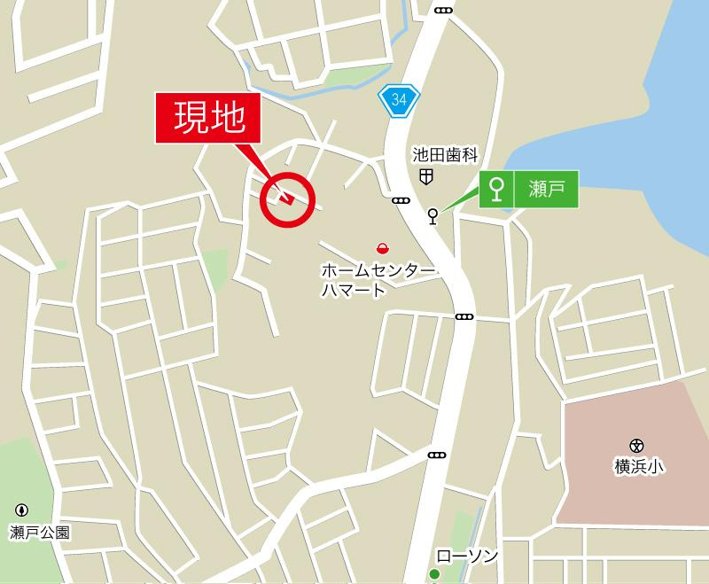 高知市横浜西町の地図