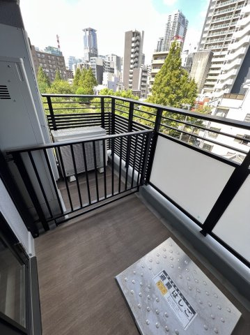 プラウドタワー梅田豊崎のバルコニー