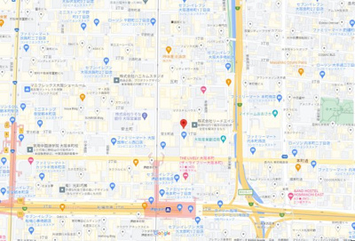 【地図】 | ローズコーポ堺筋本町