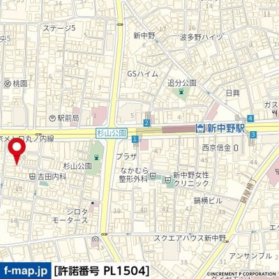 【地図】 | スカイコート新中野