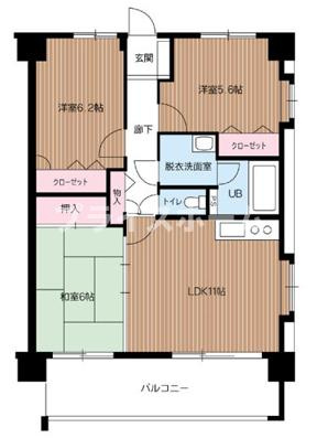 【間取り】 | 第4ケイコーマンション竹下