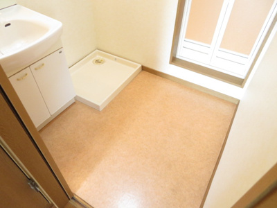 【洗面所】 | ハイツ・ヨシダⅢ | 脱衣場