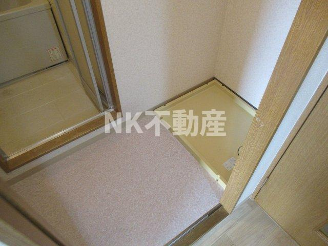 【洗面所】 | グラン・ドミール（荒本賃貸） | 室内洗濯パンです