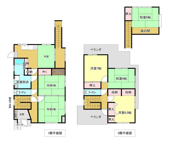川奈　RC中古建ての間取り