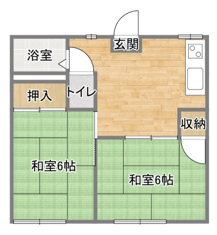 サンハイツ金子平の間取り
