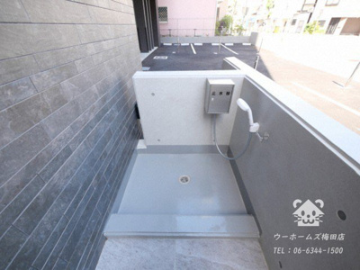 【バルコニー】 | エスリード新北野アーデル | ペット用シャワー