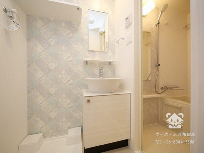 【独立洗面台】 | エスリード新北野アーデル | 独立洗面台あり、毎朝おしゃれに忙しい女性の方におすすめです