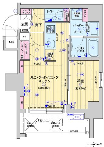 レオンコンフォート本町東Ⅲ　BRAVI不動産の間取り