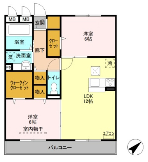 【間取り】 | ルーブル （D-ROOM）