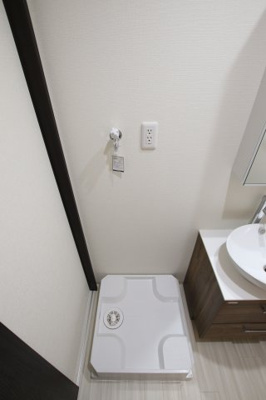 【設備】 | ポプラーレ狭山Ⅱ | 室内洗濯機置場