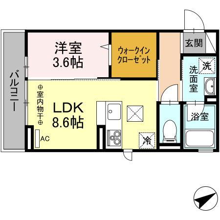ディーアリビラの間取り