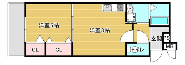ポプラーレ狭山Ⅱの間取り