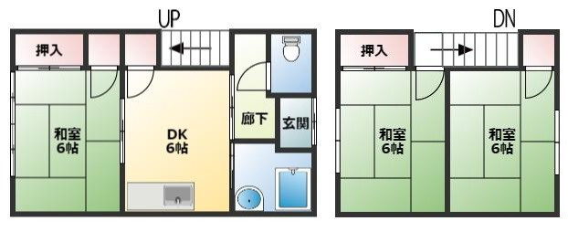 平石借家（町田）の間取り