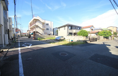 【前面道路含む現地写真】 | 西宮市　津門宝津町　建築条件無土地