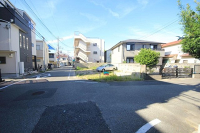 【前面道路含む現地写真】 | 西宮市　津門宝津町　建築条件無土地