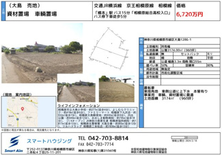 【地図】 | 土地　JR横浜線　京王相模線　相模線　橋本駅　大島