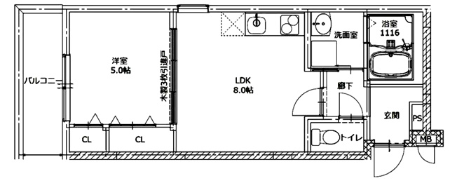【間取り】 | ポプラーレ狭山Ⅱ
