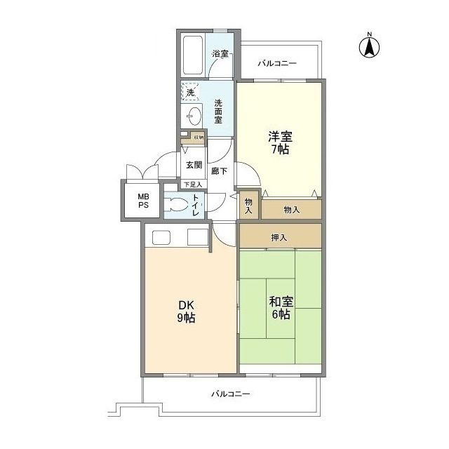 アコルデ鷺沼の間取り