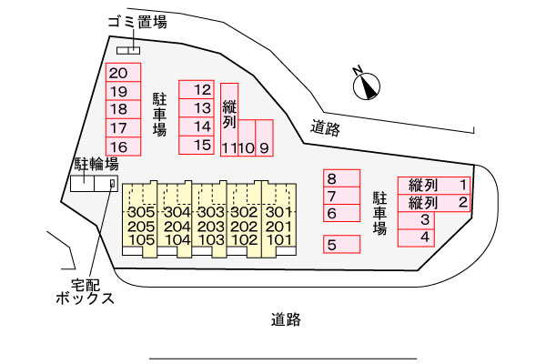 リーヴ・レガーロの駐車場|駐車場