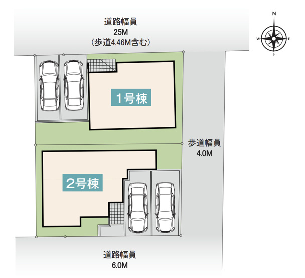 【区画図】 | 熊谷市上之 22-P4　新築戸建　いろどりアイタウン 2号棟