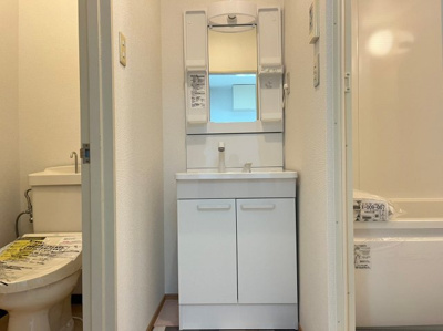 【洗面所】 | コーポ柿ノ木 | 脱衣スペースもあります