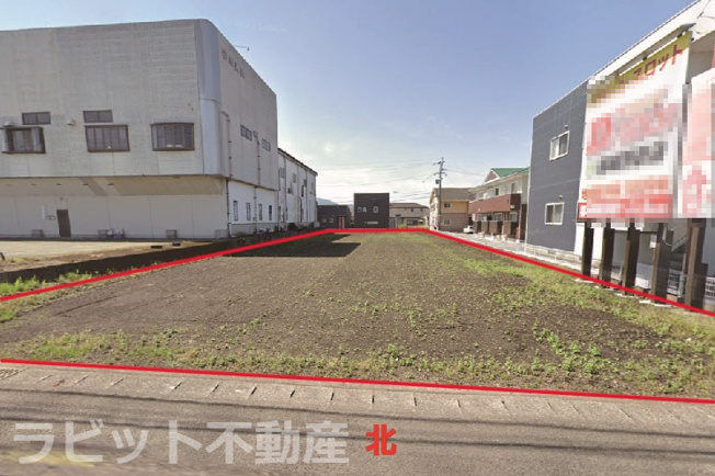 【外観】 | 売土地：三股町稗田 | 境界はイメージとなります。