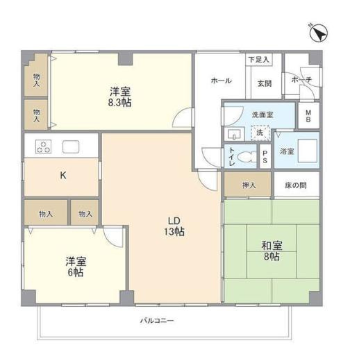 【間取り】 | ビューコートやまなみ