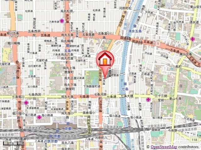 ベラジオ京都駅東の地図