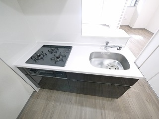 Sole Cedar 西大寺のキッチン|きれいなキッチンです