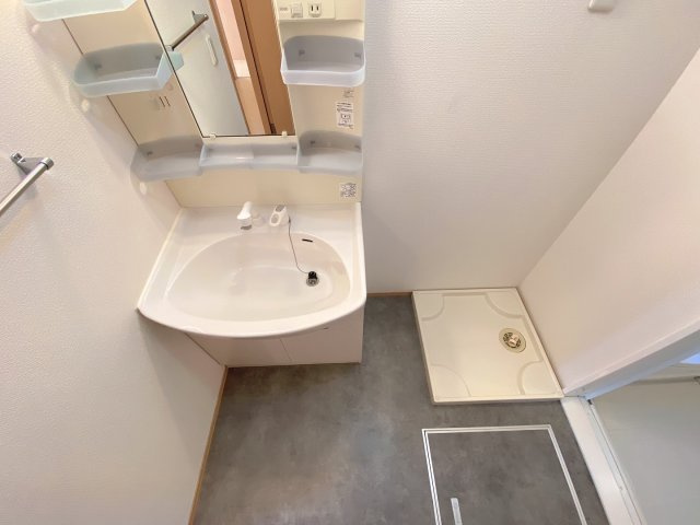 フローリッシュ美原の洗面所