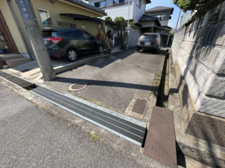 姫路市辻井６丁目／売土地の前面道路含む現地写真