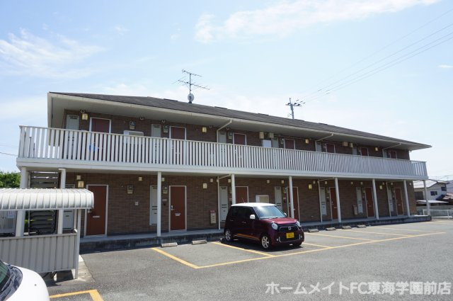 熊本市北区龍田５丁目のアパートの外観