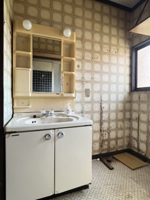 【洗面所】 | 日高中古住宅