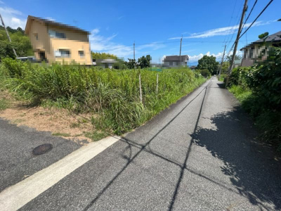 【前面道路含む現地写真】 | 大津市和邇北浜1035-8　売土地