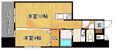 アポロ久留米東の間取り