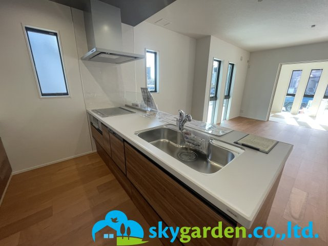 秦野市菩提　新築戸建　全3棟2号棟のキッチン