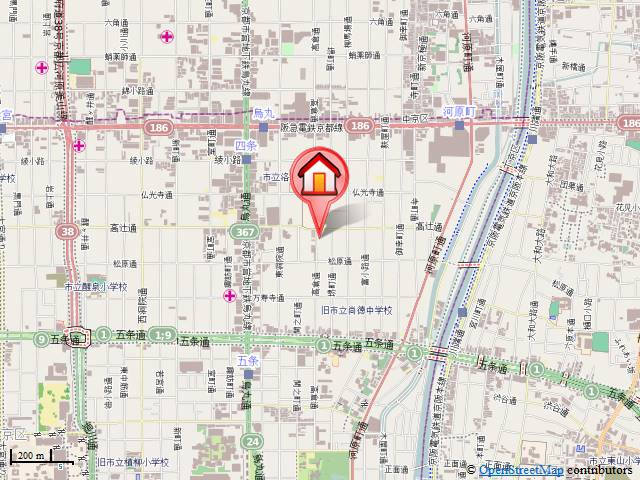 Wisteria（ウィステリア）の地図