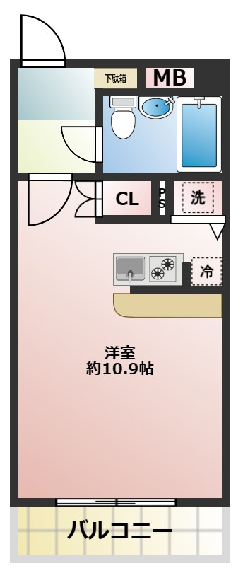 ユーコート行徳の間取り