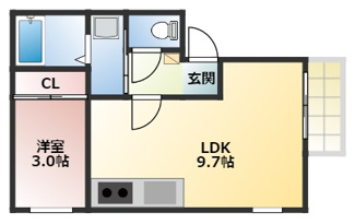 【間取り】 | REGALEST荒江 | 略図の為、現状優先