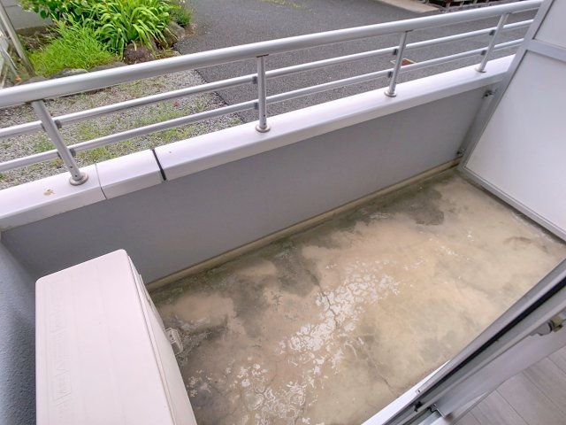 ZINハイツのバルコニー