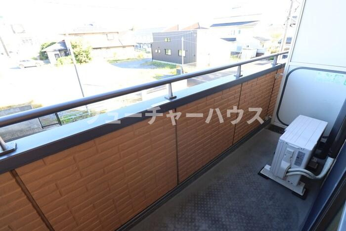 ボナール壱番館のバルコニー