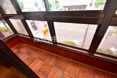 【バルコニー】 | 桜ヶ丘３丁目アパート