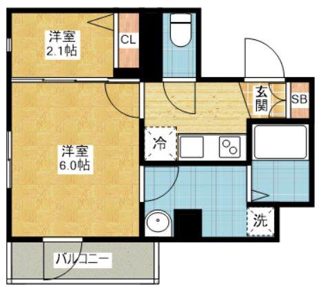 エスリード上前津セレーノ|名古屋市の賃貸ならMy賃貸の間取り|エスリード上前津セレーノ