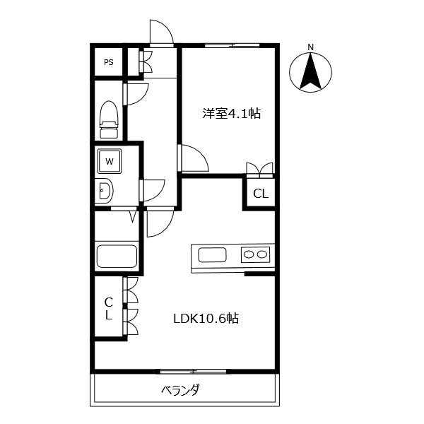 ソレイユ・ビアンの間取り