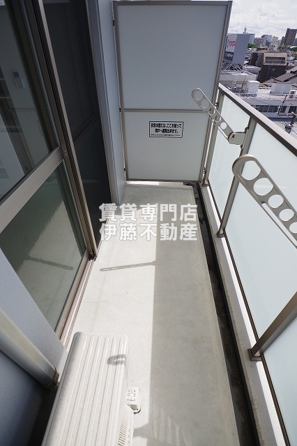 ドゥナーレ辻町のバルコニー